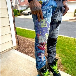 Dope exclusive HIGH TIMES men’s skinny jeans